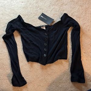 Fashion Nova Black Crop